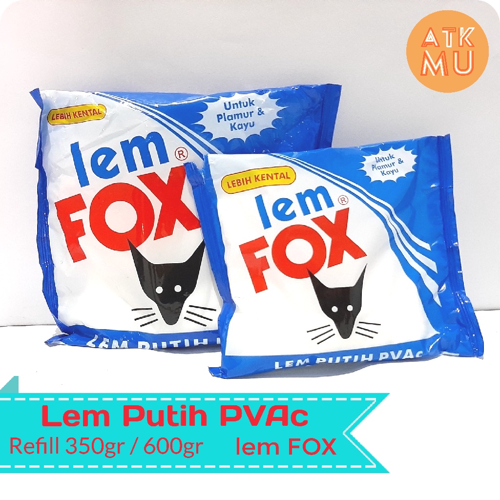 

Lem Putih PVAc Putih Biru Refill lem FOX