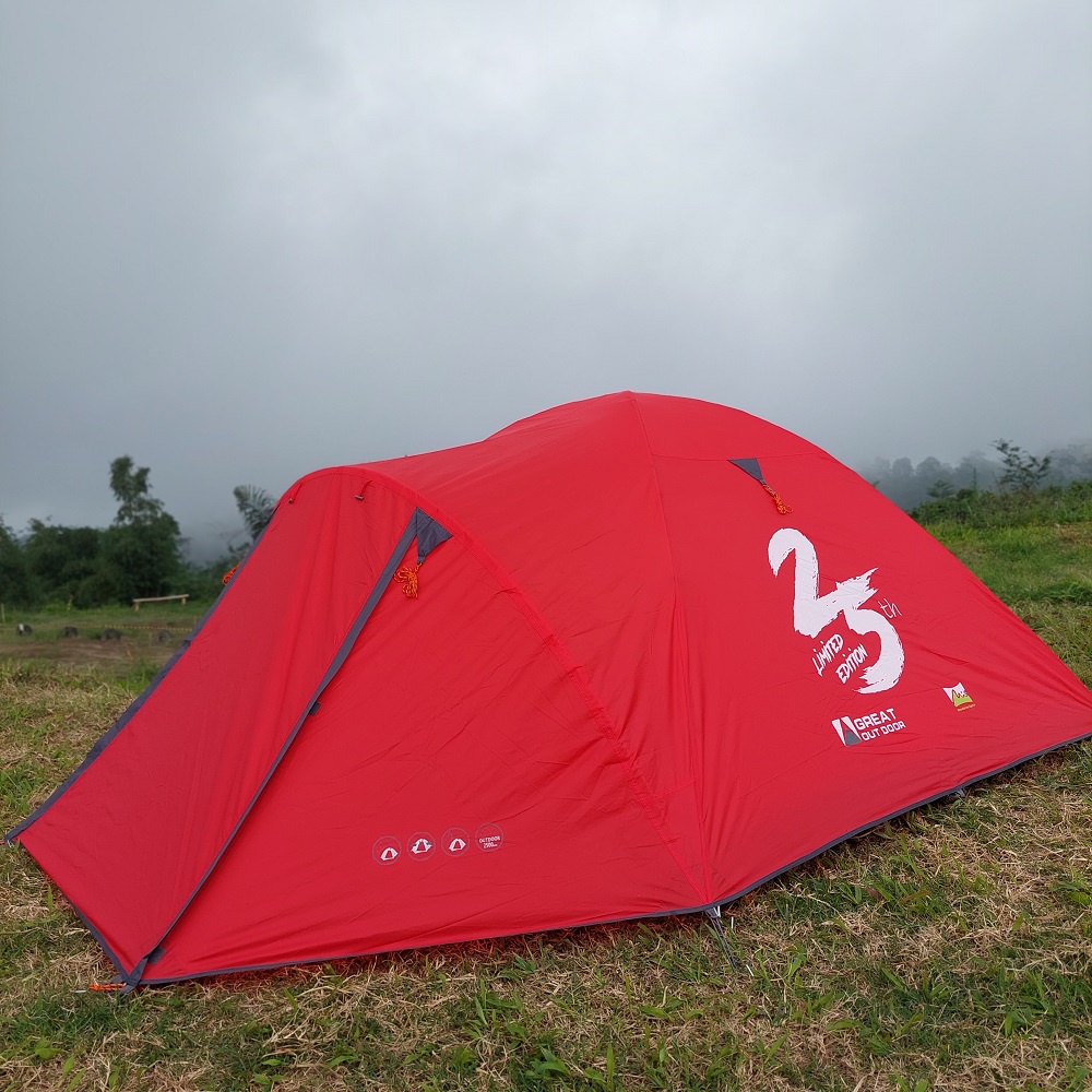 Jual Tenda Camping Borneo Limited Edition Red Mountain Inn Spotrs Shopee Indonesia