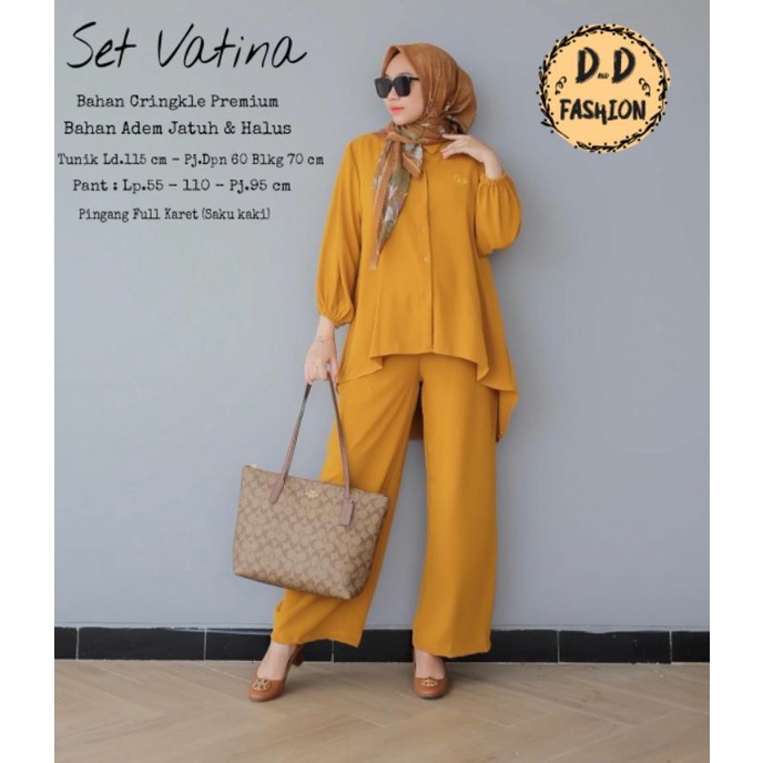 SET VATINA SETELAN BAJU WANITA TERBARU BY DND