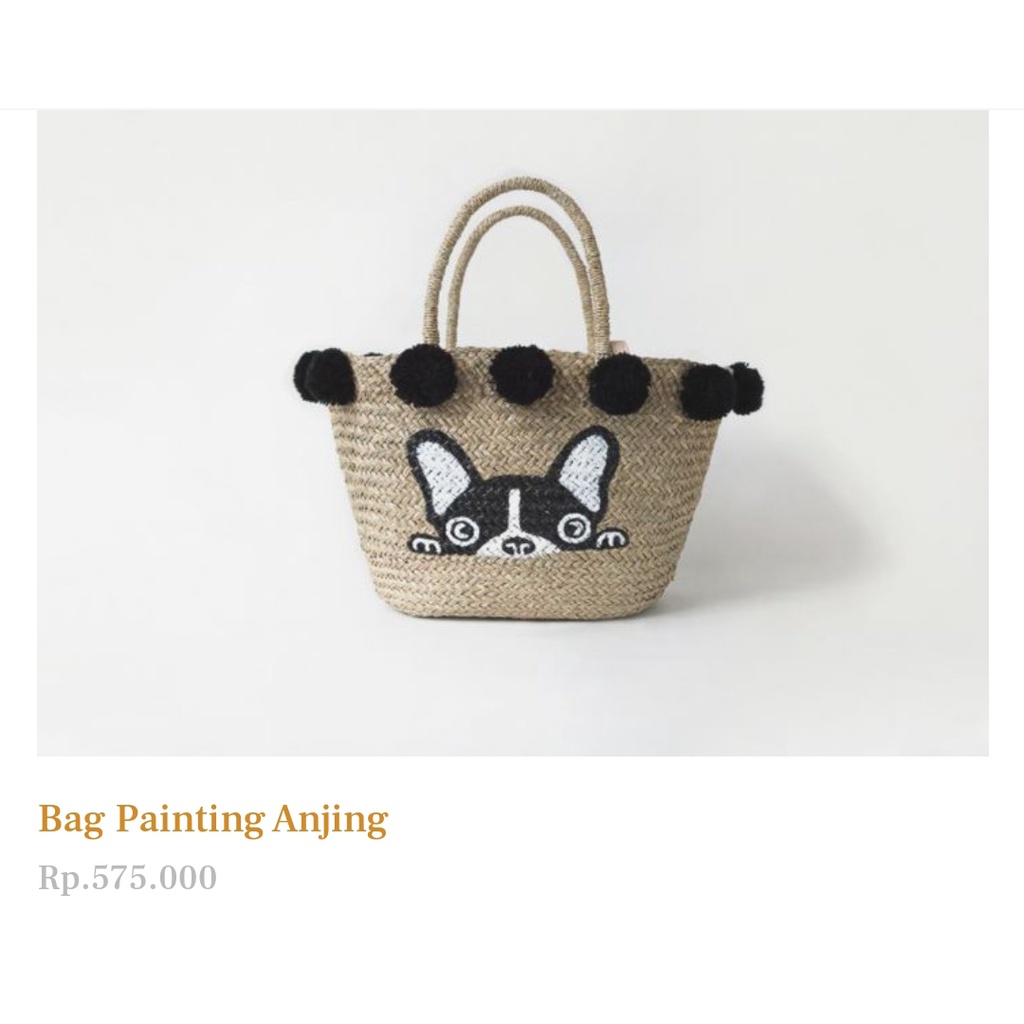 Handmade Handbag - Puppy//Tas Wanita - Handmade//Tas Anyaman Rotan Wanita//Tas Unik