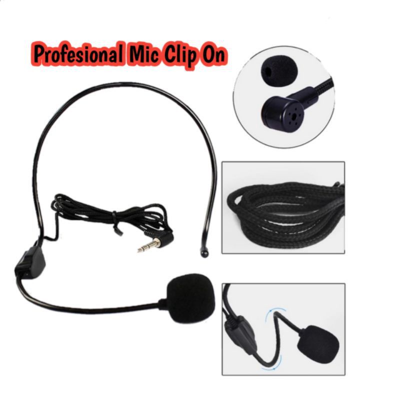 Mic Bando - Mic Clip On Bando Profesional Mic Clip On untuk Youtuber