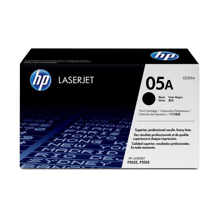 Toner HP 05A Black Original LaserJet Toner Cartridge CF505A