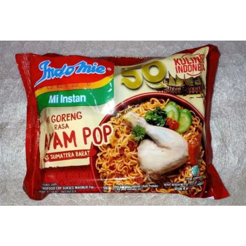 

Indomie Mi Instan Goreng Ayam Pop 85gr