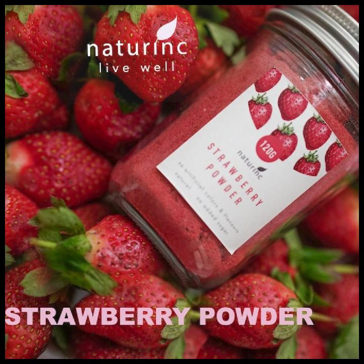 

Naturinc, Strawberry Powder Bubuk Stroberi Vitamin C