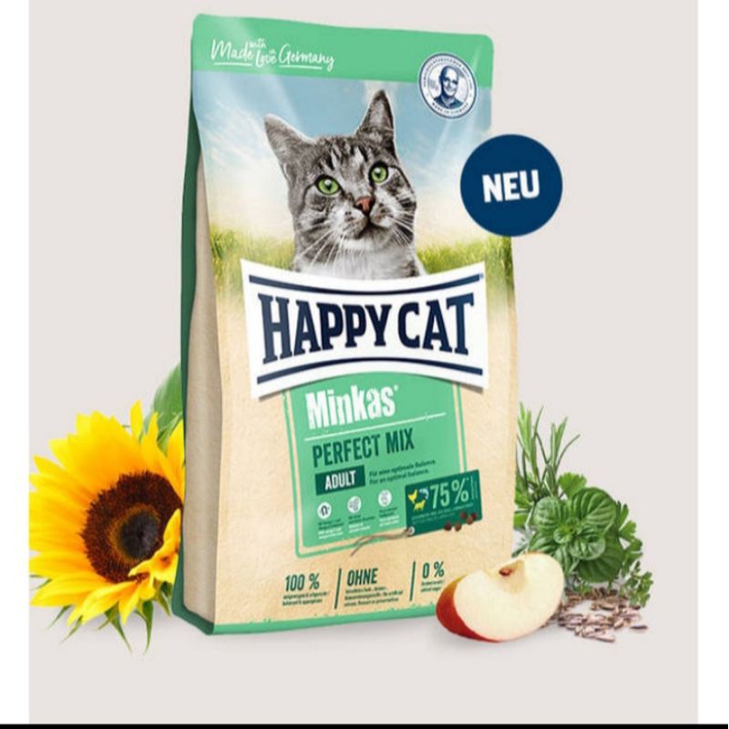 Happy cat Happycat perfect mix 10 kg (Ekspedisi) makanan kucing dewasa happy cat