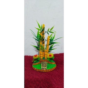 Hiasan Aquarium bambu