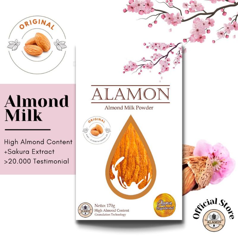 

Susu Almond / Alamon Original ( Nutrisi Ibu Hamil & Melancarkan ASI )