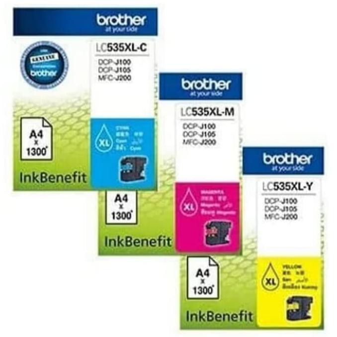 

Limited Tinta Brother Lc 535Xl Color|Lc 535 Cmy Original - Biru Bergaransi