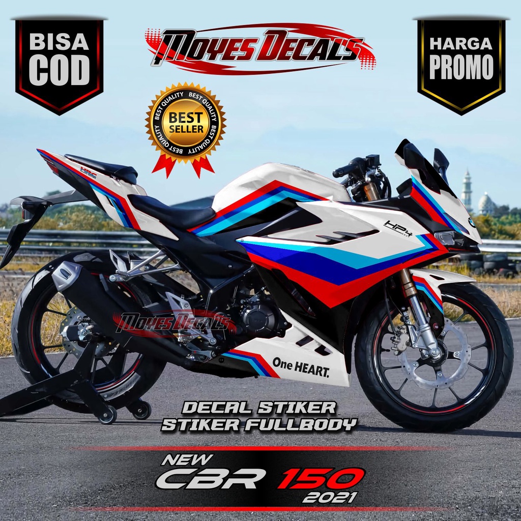 (COD) Decal CBR New 150 2021 Hayabusa decal stiker honda cbr150 New 2021 racing stiker motor cbr150 
