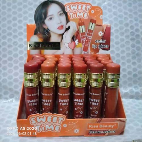 Lip Cream Kiss Beauty Sweet Time Lipgloss