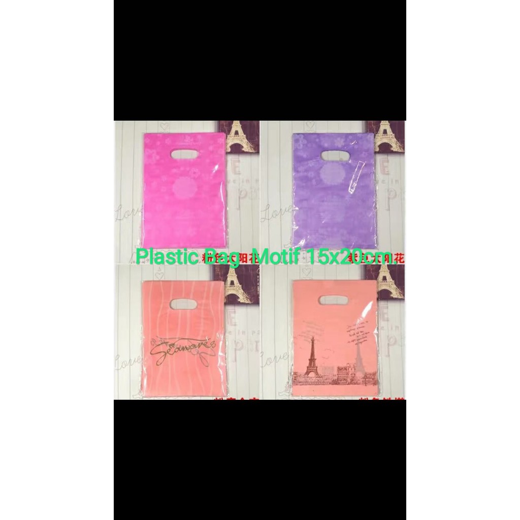 kantong plastik botol parfum ukuran 15 x 20 cm