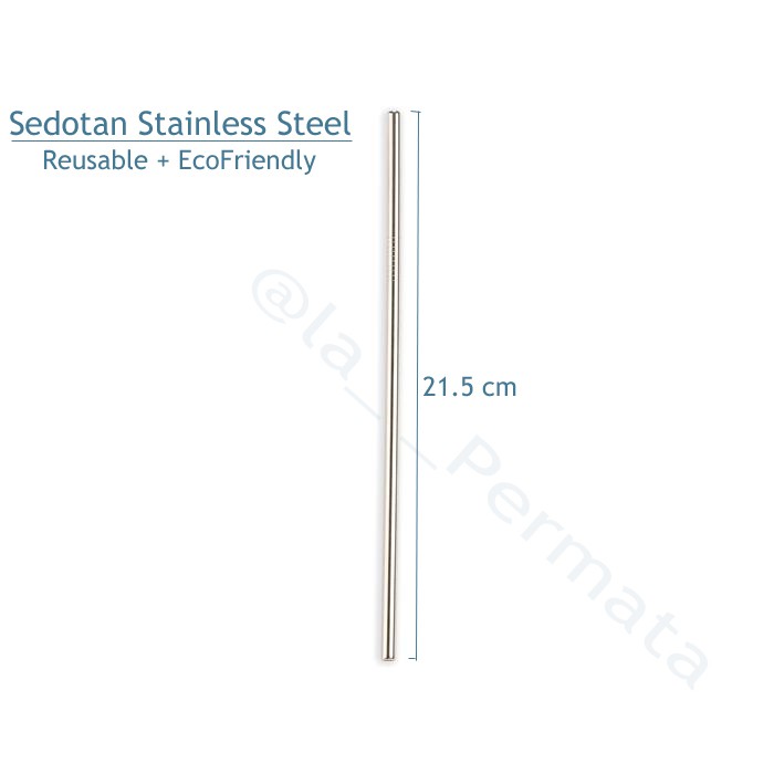 Sedotan Stainless Steel Lurus - LPM Shop