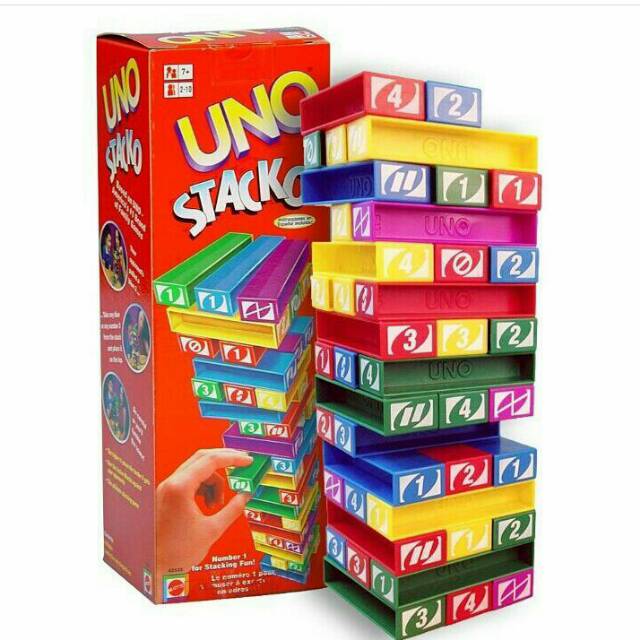UNo STACKO/ Mainan anak UNO STACKO