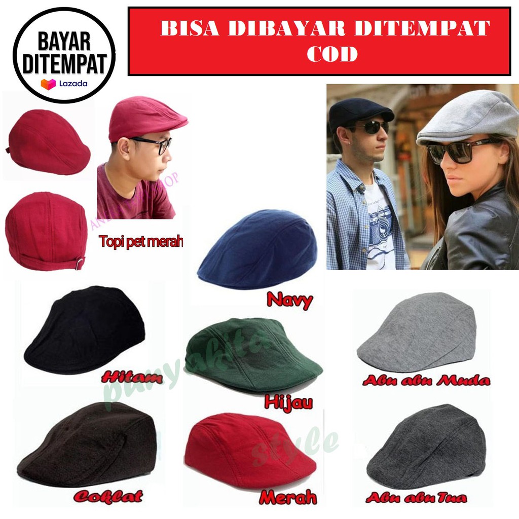 Topi Flat cap/Topi Copet/Topi Pet/Topi Pelukis