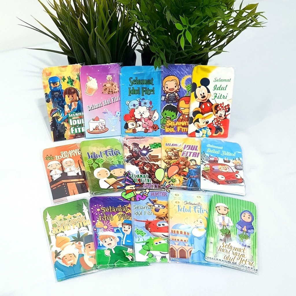 

Amplop Lebaran / Idul Fitri Angpao Karakter Kartun Anak - Unboxingday