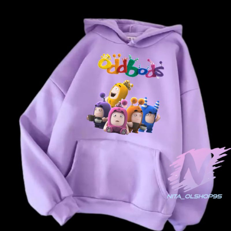 Hoodie oddbods Hoodie sweter anak kartun oddbods