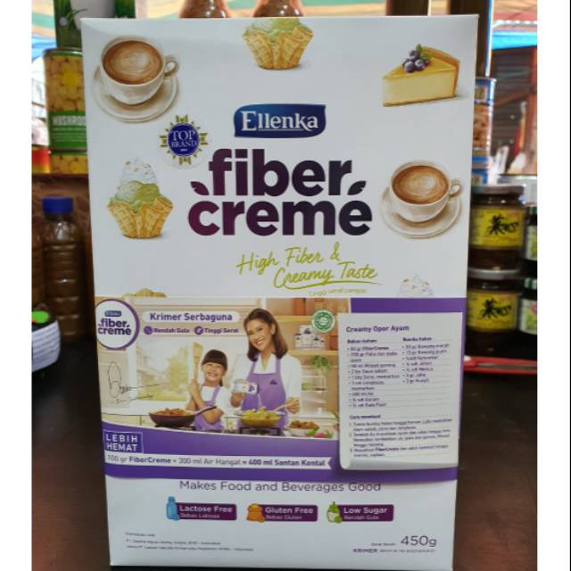 

Ellenka Fiber Creme High Fiber & Creamy Taste Kotak 450gr