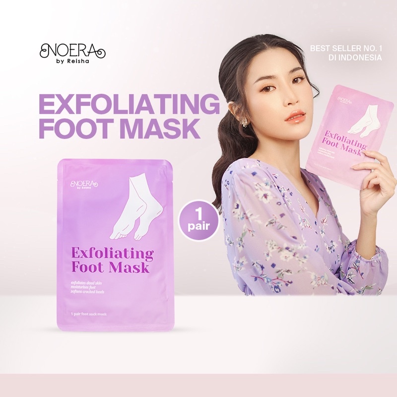 Noera Exfoliating Foot Mask BPOM | Foot Peel - Masker Kaki Pengelupas Kulit Mati - Noeraskincare