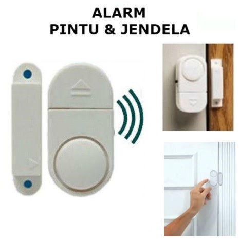 JG - Alarm Anti Maling Bunyi Sensor Pencuri Tempel Door Window Pintu Lemari Laci Jendela Rumah Toko