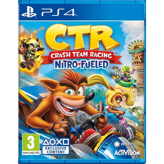 Sale Ps4 Crash Team Racing: Nitro-Fueled / Ctr Nf Cd Bd Ps 4 Game Eng Ver