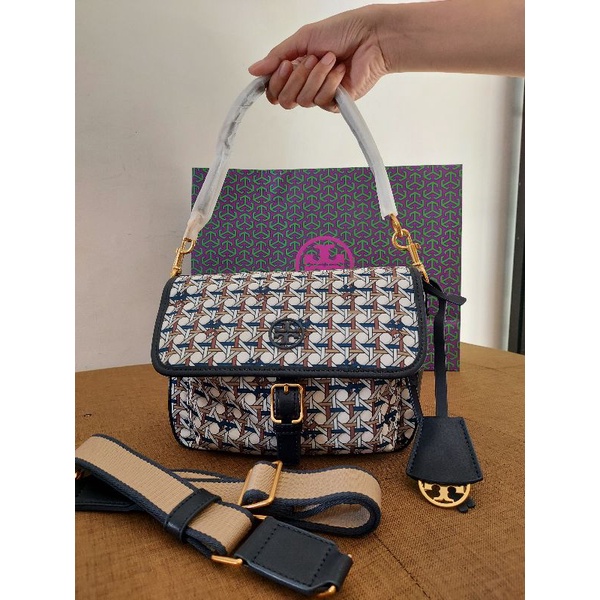 TB piper nylon printed crossbody