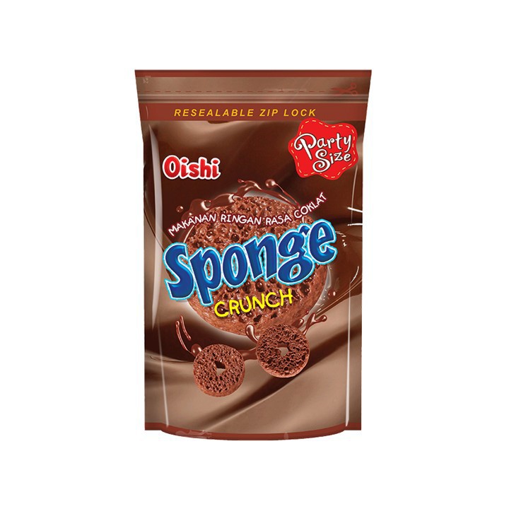 

Oishi Sponge Crunch Coklat 110gr