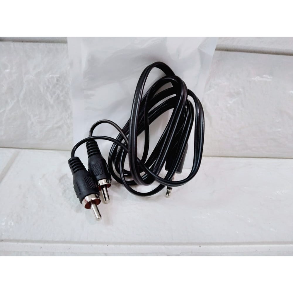 Kabel RCA Audio AUX Panjang 100m 1meter 2in1 Kabel Pemutar Musik Hp Ke- Speaker