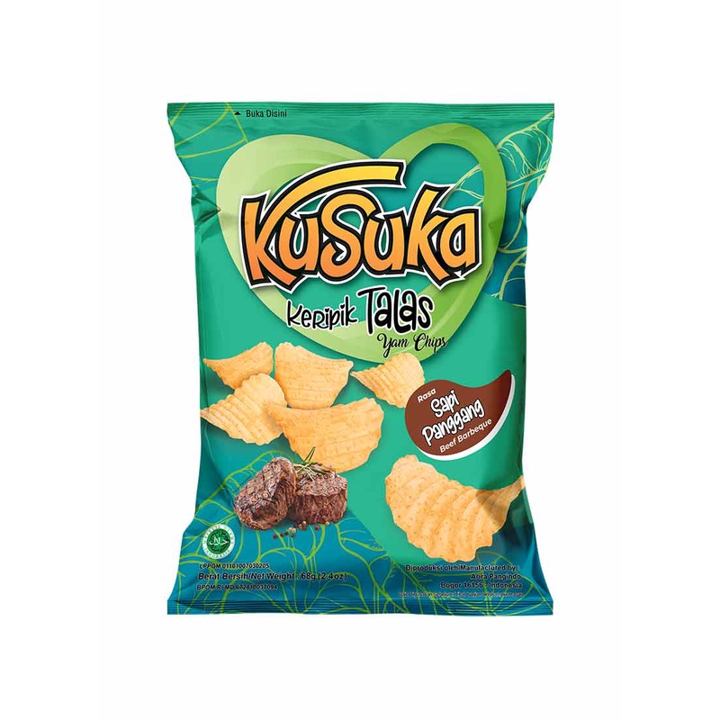 

Kusuka Keripik Talas Sapi Panggang 68G - Alhanan/04