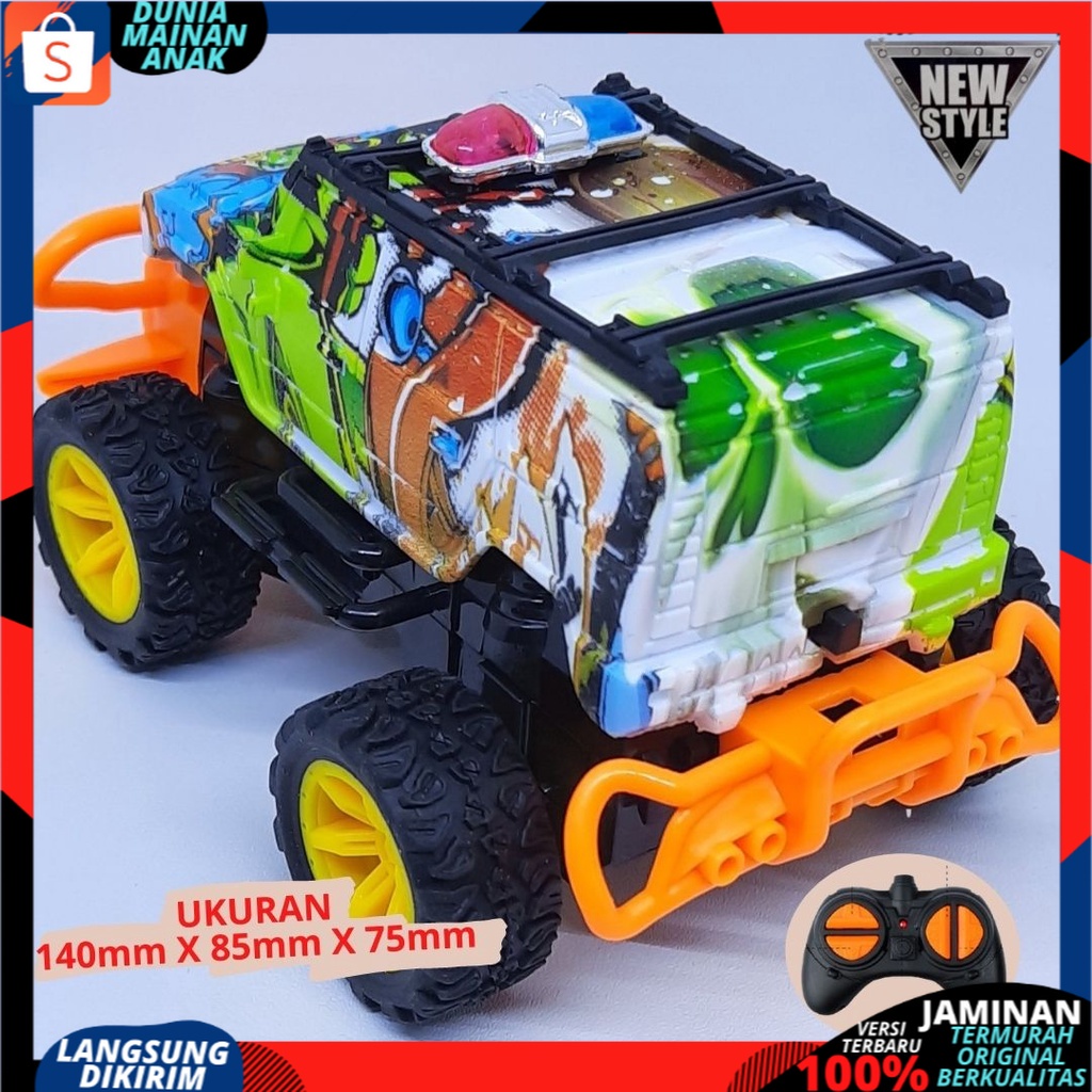 MAINAN ANAK MOBIL REMOTE CONTROL - RC MINI CAR JEEP ROCK CRAWLER OFFROAD NEW VERSION