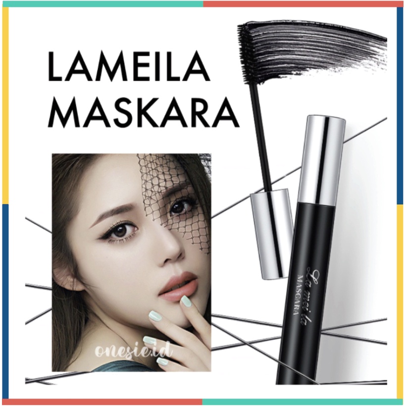 LAMEILA Maskara Black Silver Lash Slender Curling Waterproof Mascara Long Lasting LA097 780