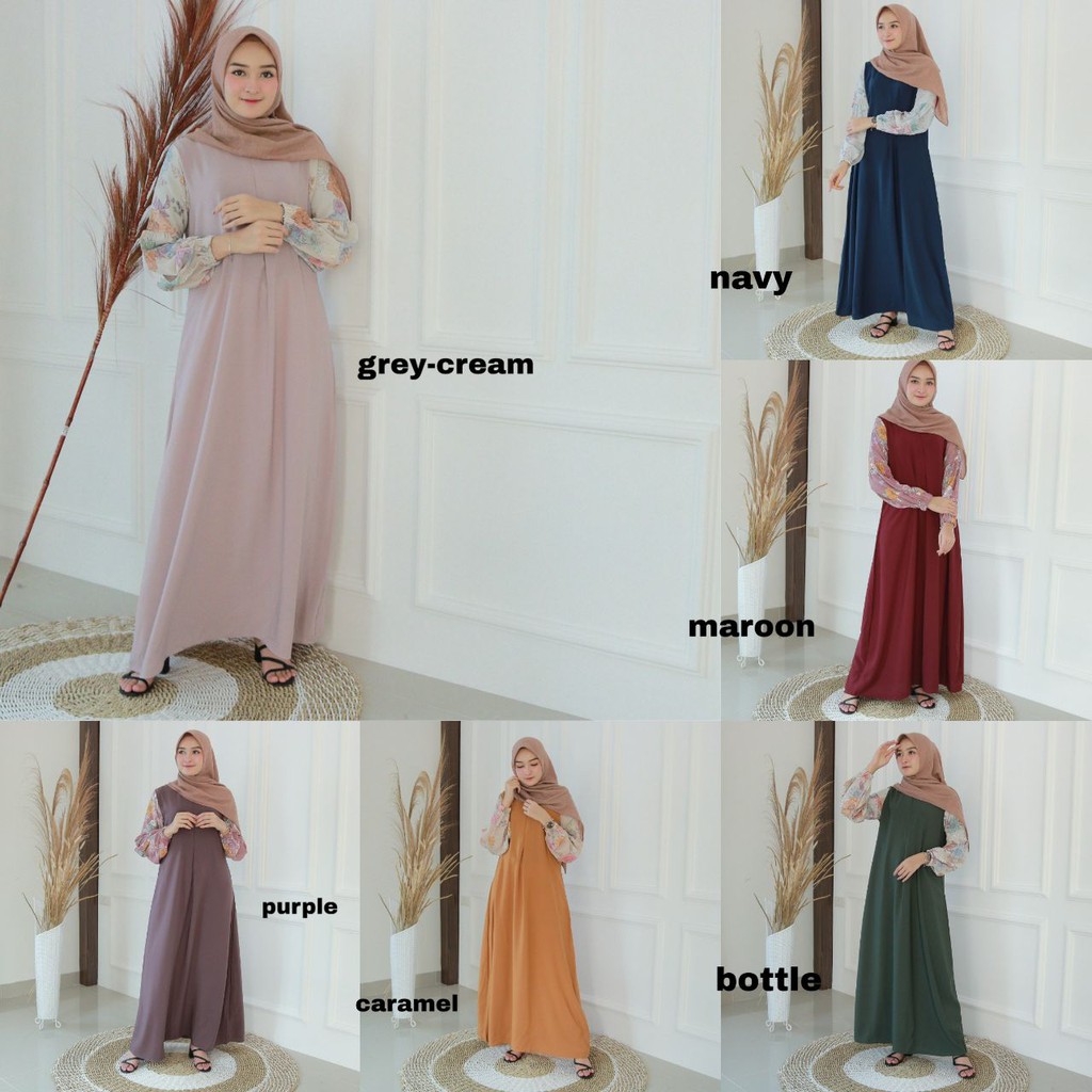 GAMIS CORINA SWEDING / BAHAN TEBAL TAPI TETAP HALUS / BUSUI / 6 WARNA