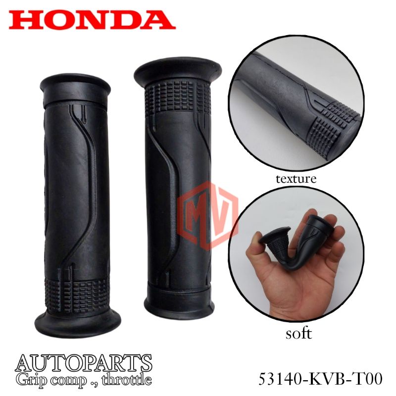 HANDGRIP MOTOR SARUNG GAS HANDFAT GRIP MOTOR STANDAR MODEL MEGAPRO BAHAN EMPUK DAN TIDAK LICIN COCOK UNTUK SEMUA JENIS MOTOR MIO BEAT SCOOPY NMAX PCX AEROX VARIO DLL