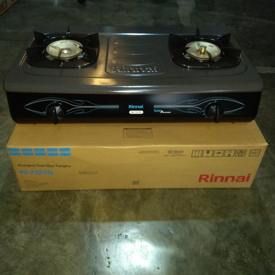 RINNAI RI-712TG Kompor Gas 2 Tungku Turbo Burner