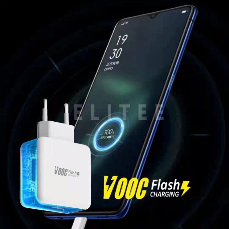 ADAPTER KEPALA CHARGER OPPO 4A VOOC ORIGINAL NEW FAST ADAPTOR OPPO 4A