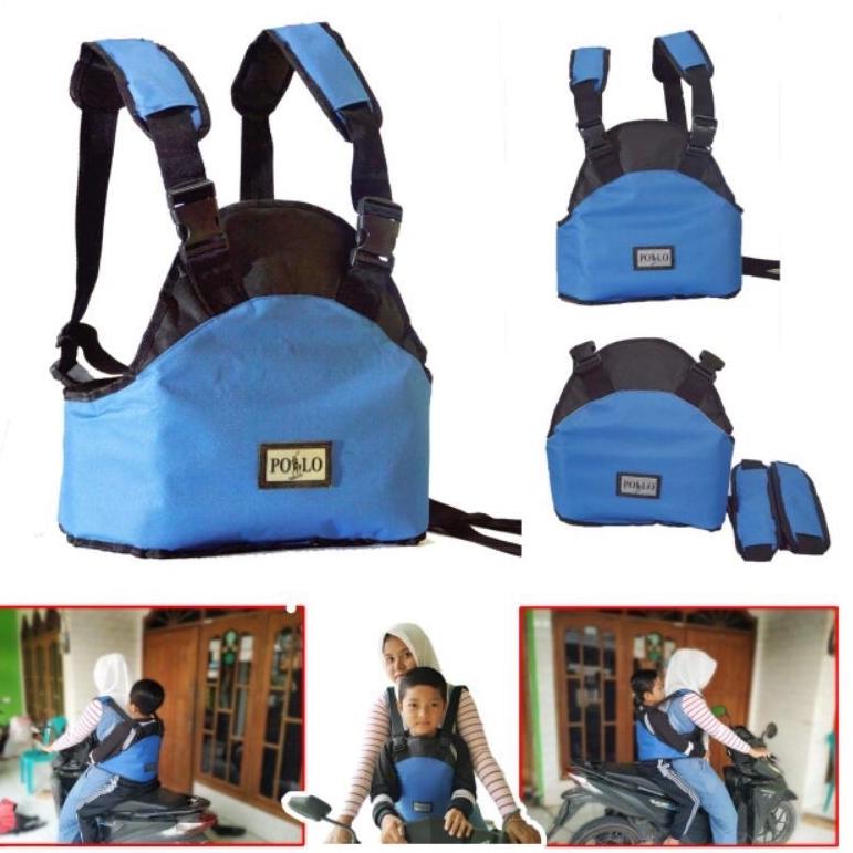 Pengaman Motor|Sabuk Pengaman|Sabuk Bonceng Anak|Sabuk Pengaman Motor Anak4in1/cetekan/pengait tali 