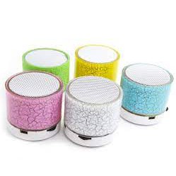 Speaker Mini Bluetooth Portabel Retak Lampu Led Music