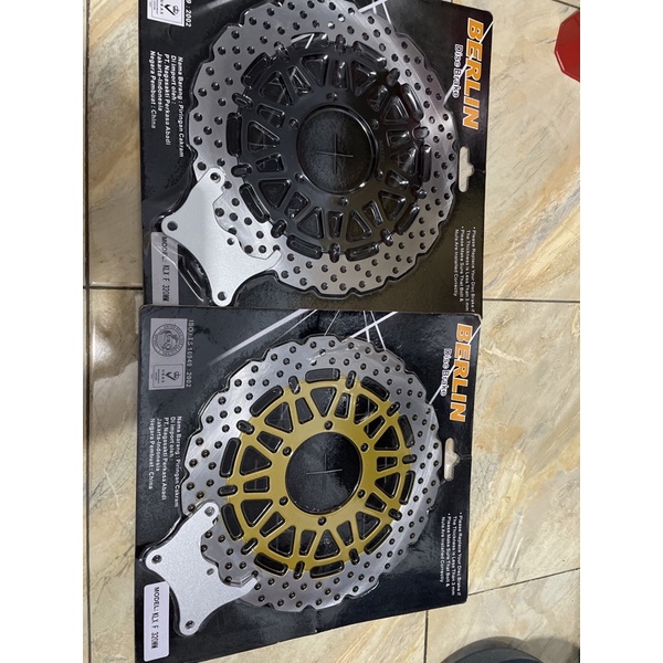 Piringan cakram  depan klx150/klx new berlin 300mm 320mm model gerigi