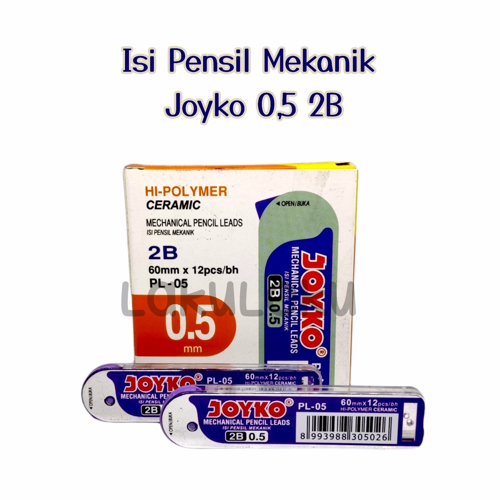 

Isi Pensil Mekanik 0.5 mm Joyko 2B PL05