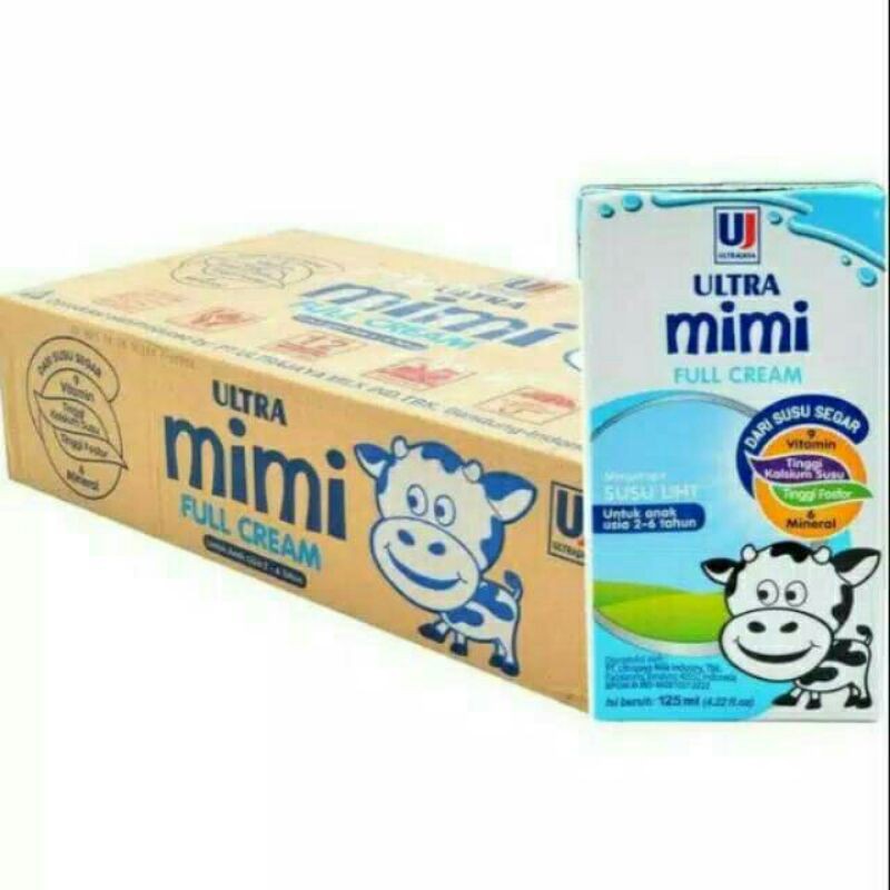 

Susu Ultra Mimi Full Cream 125ml