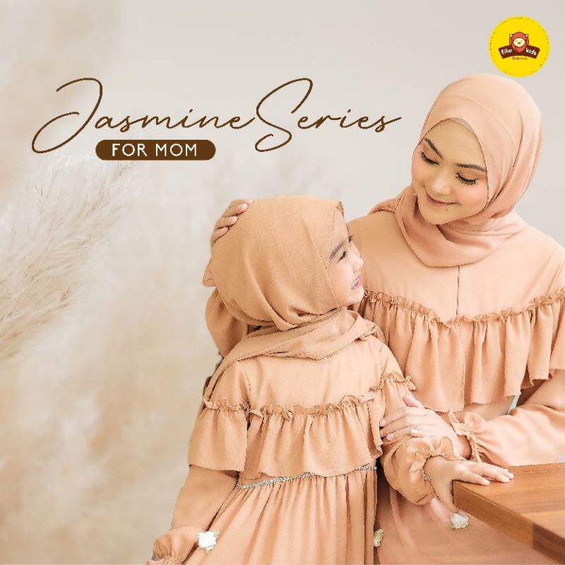 [READY STOCK] Jasmine Series for MOM - FREE PASHMINA - Original by FIHA KIDS