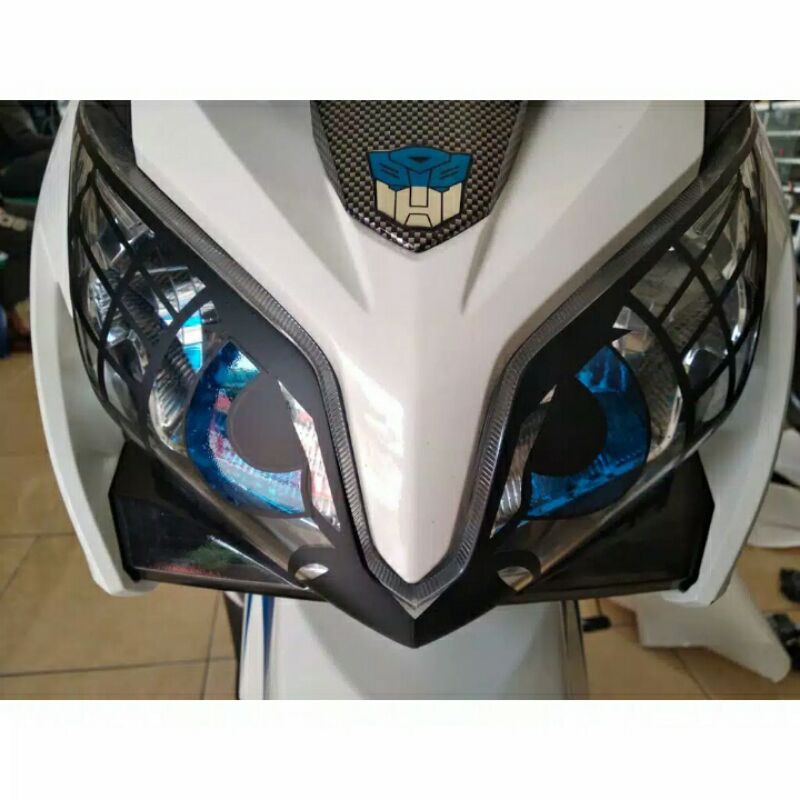 stiker stiker variasi lampu Vario 125 fi old motif owl murah