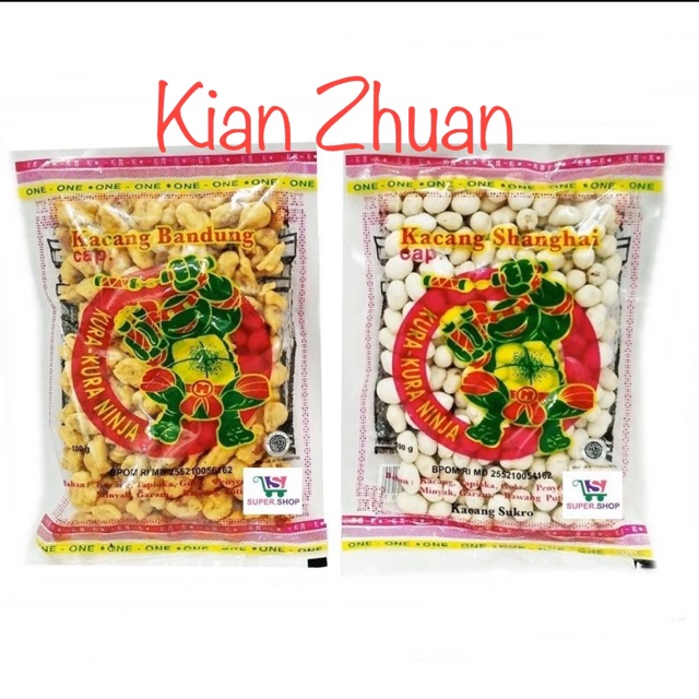 Kacang Bandung / Kacang Shanghai / Kacang Kura Kura Ninja 250gr