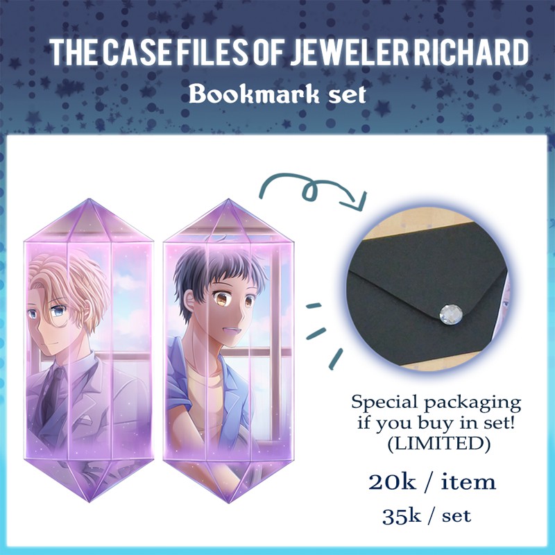 

The Case File of Jeweler Richard Bookmark Set