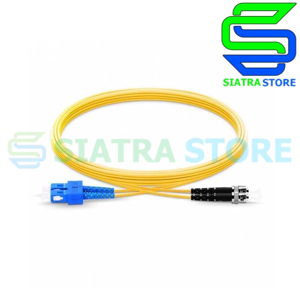 Patch Cord Fiber Optic ST-SC/UPC Single Mode 3 Meter Duplex