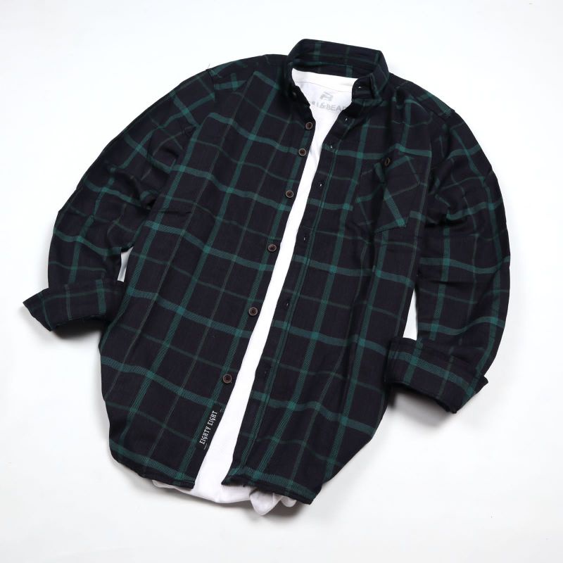 KEMEJA FLANEL BRILL EIGHTY EIGHT KUALITAS PREMIUM BARANG ORIGINAL