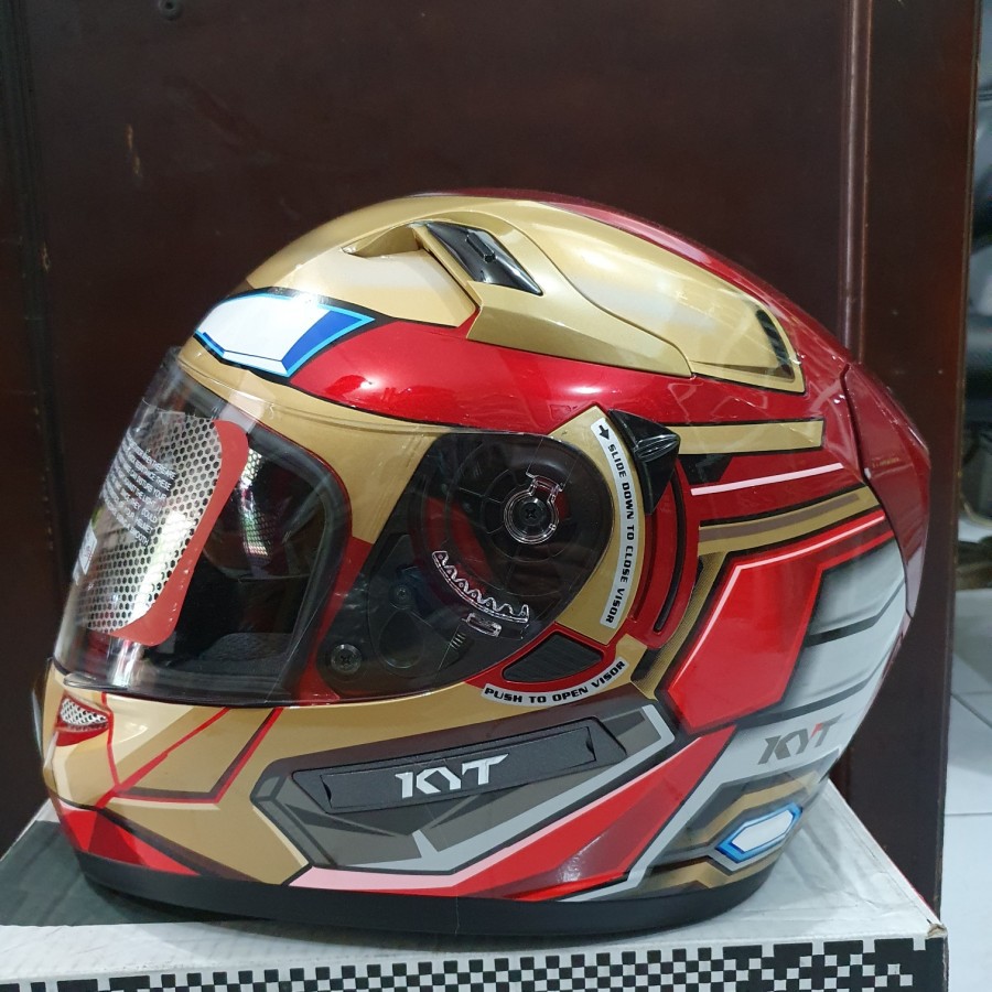helm full face KYT K2 Rider ironman