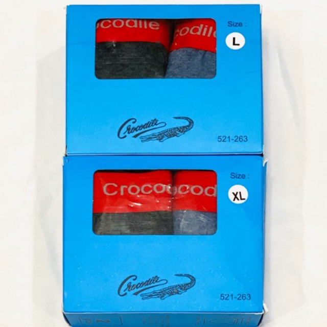 CD laki laki / Celana Dalam Pria CROCODILE 521-263 Bahan Cotton 100% isi 2pcs