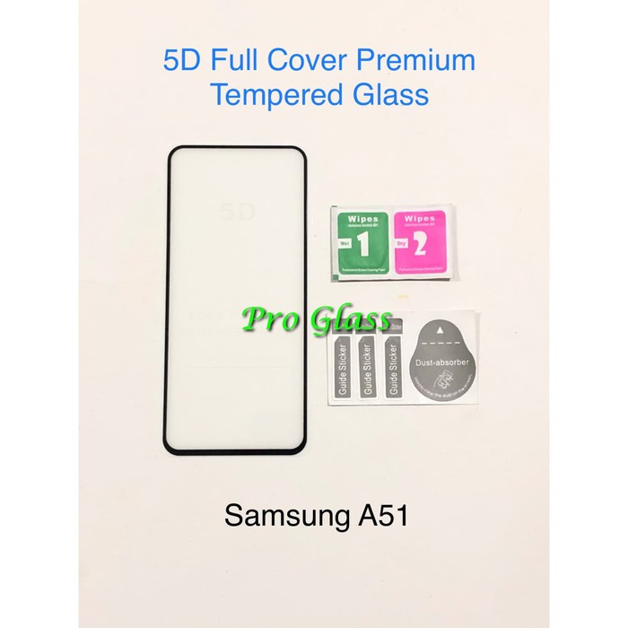 Samsung A51 / Samsung A71 3D 4D 5D Full Cover Premium Tempered Glass