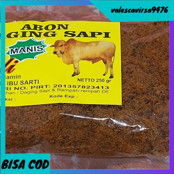 

⭐BISA COD⭐ Abon sapi bu Sarti khas Surabaya