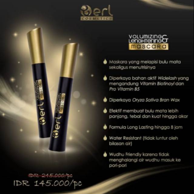 Maskara B ERL cosmetics / berlcosmetics / B ERL cosmetics